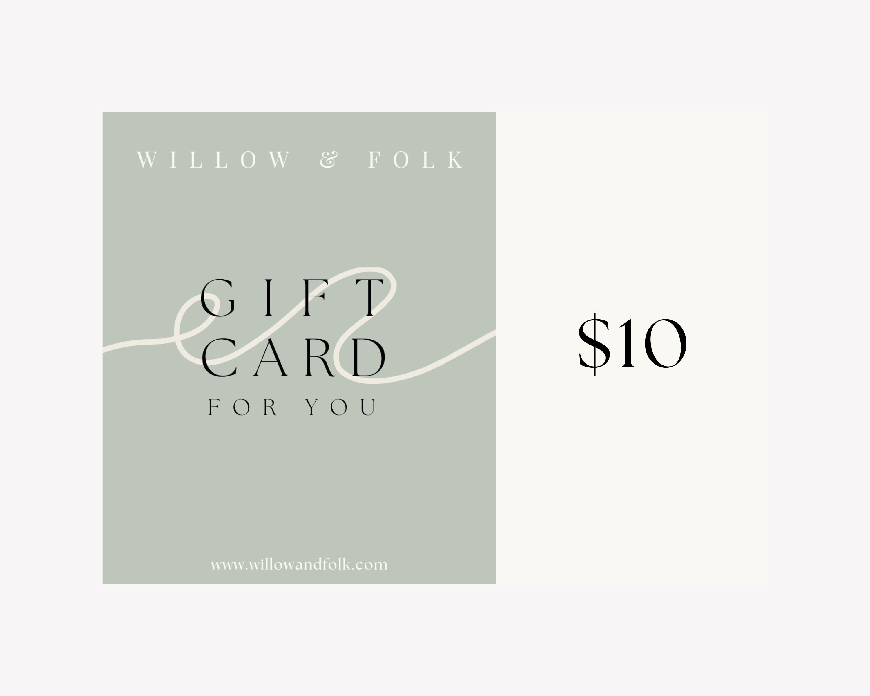 W&F Gift Card $10