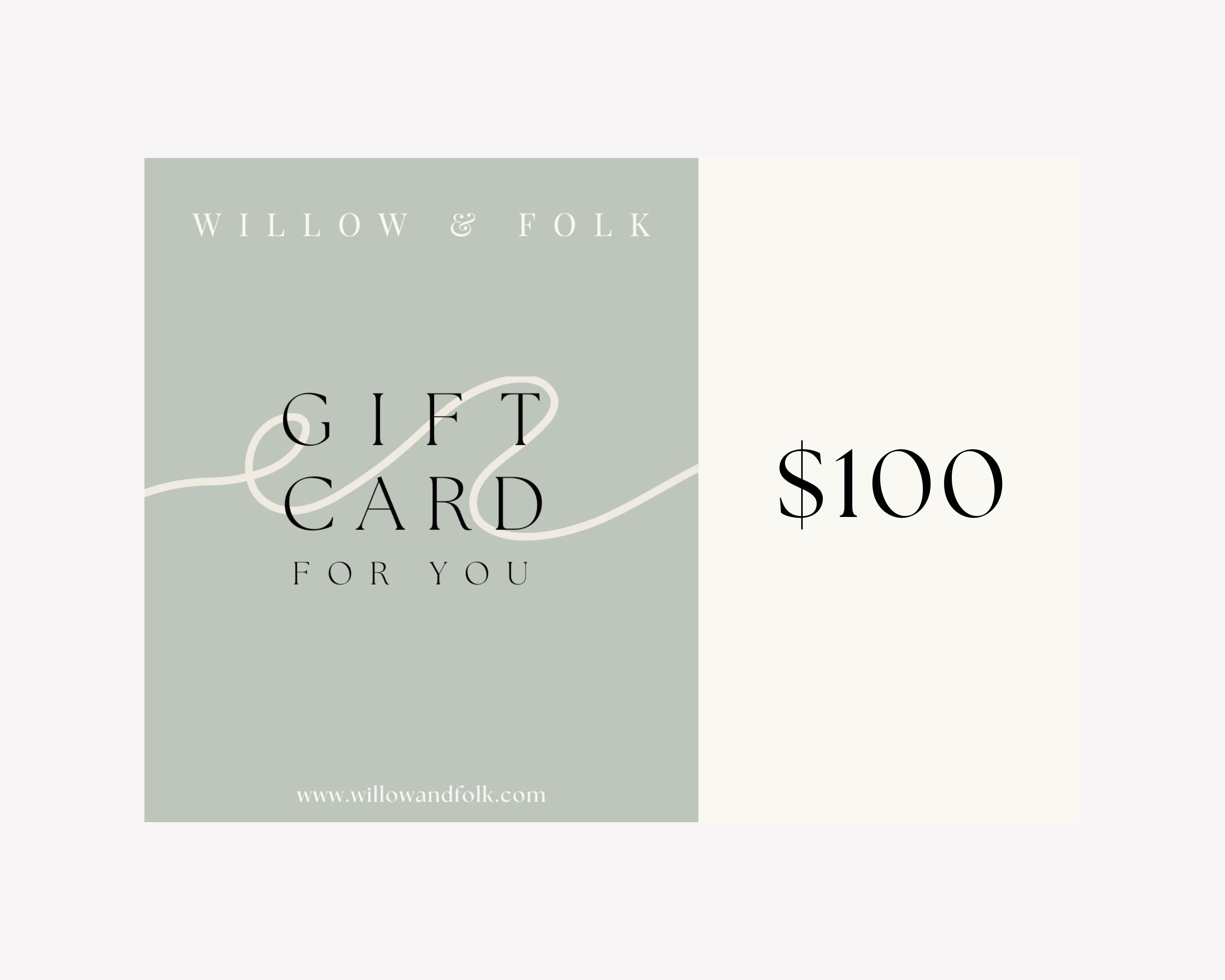 W&F Gift Card $100
