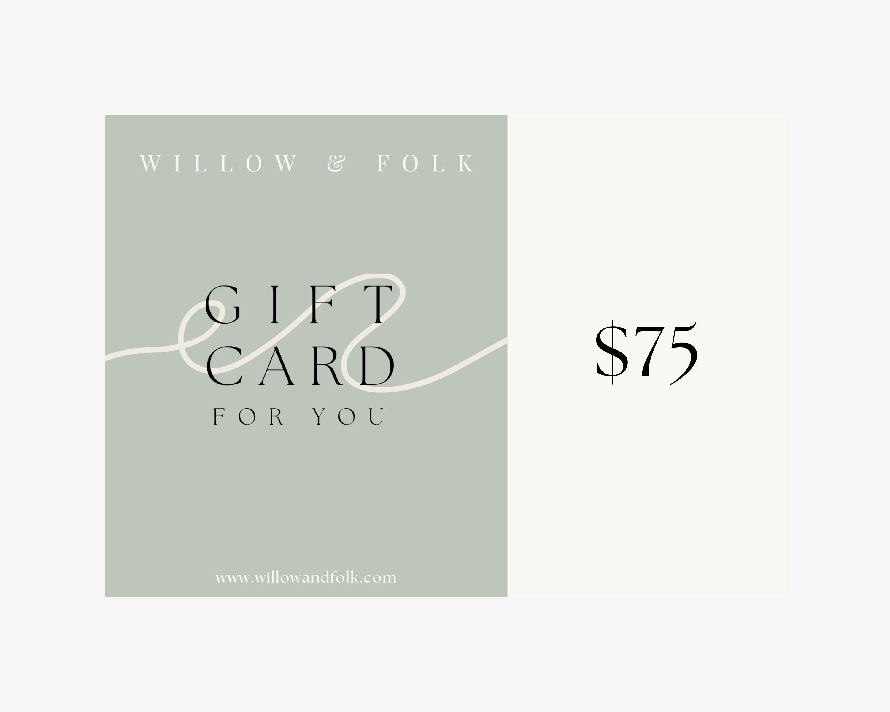 W&F Gift Card $75