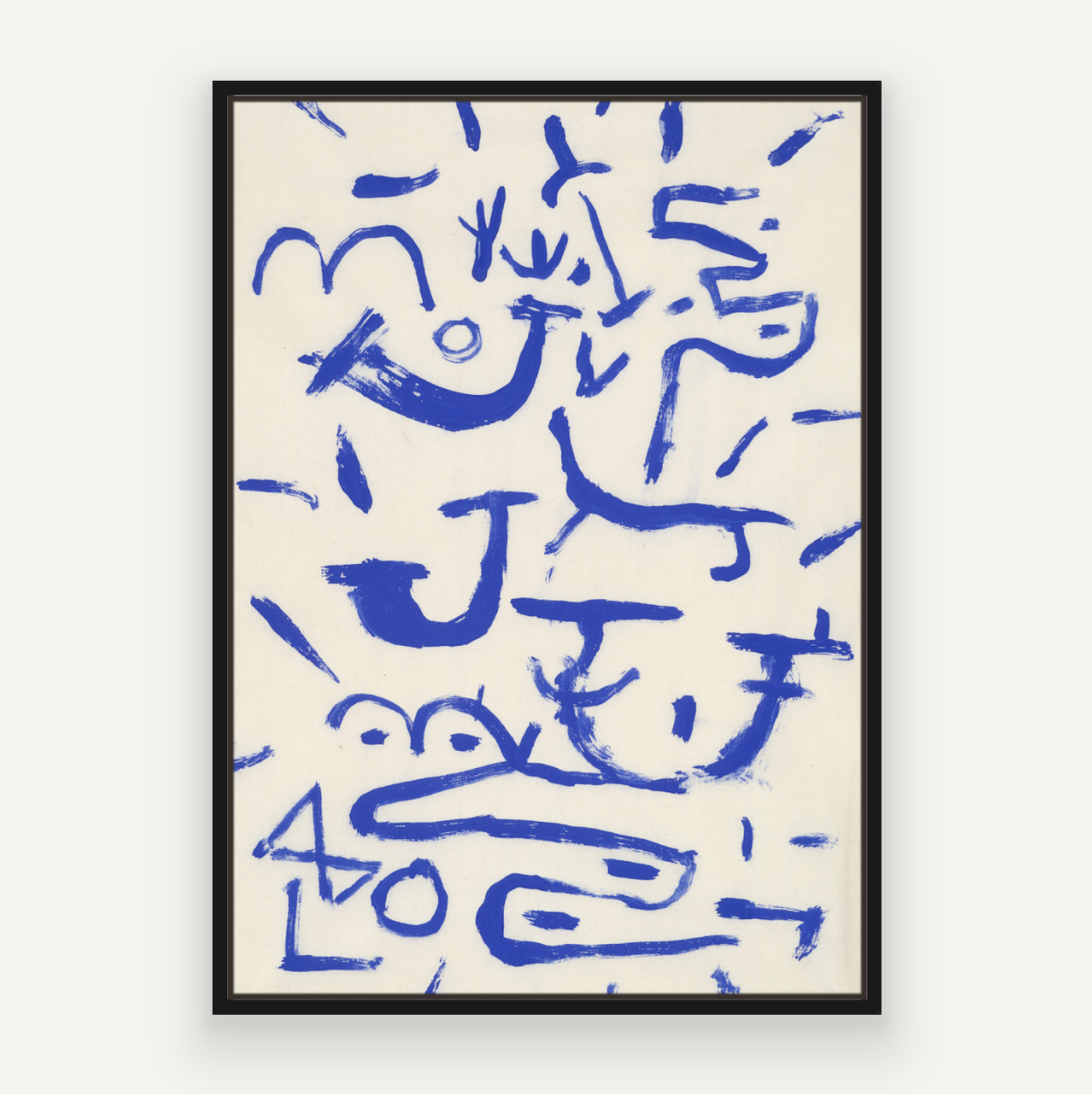 Blue Scribbles