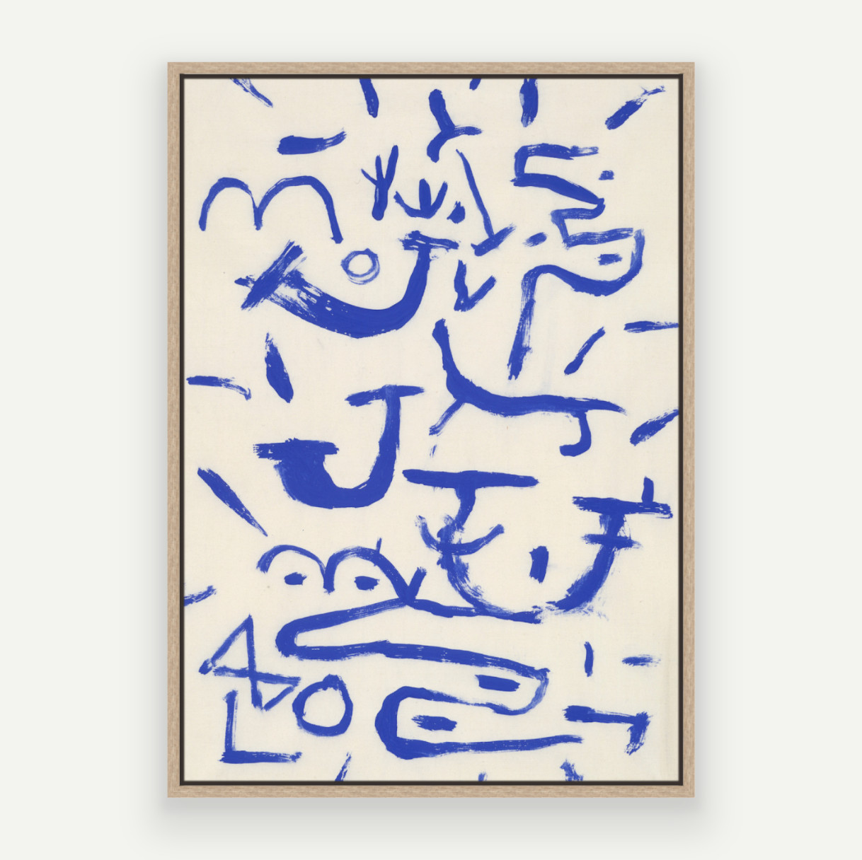 Blue Scribbles