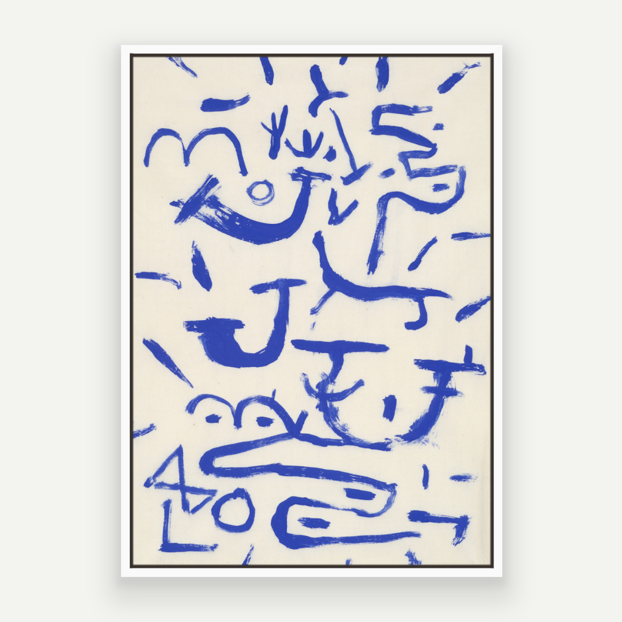 Blue Scribbles