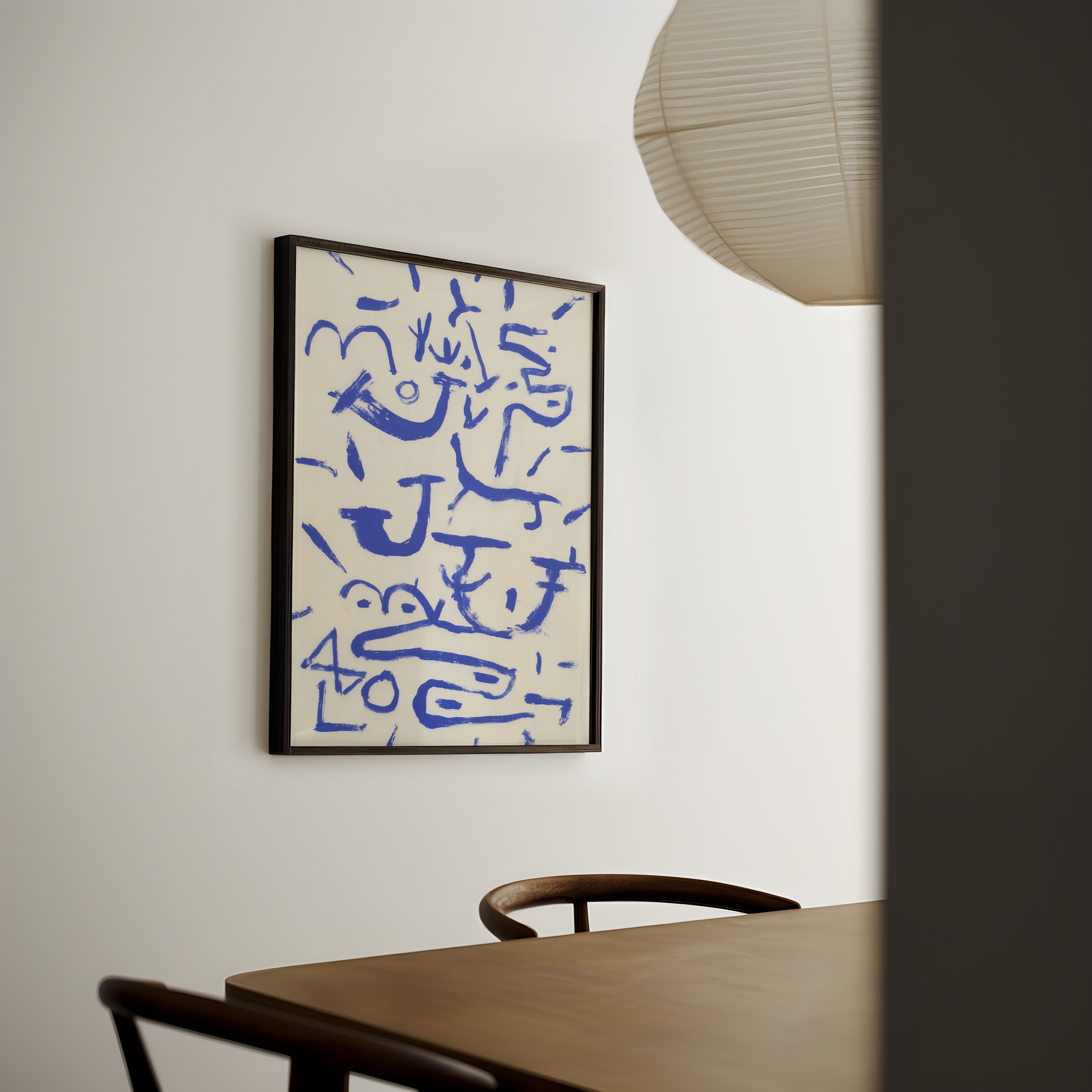 Blue Scribbles