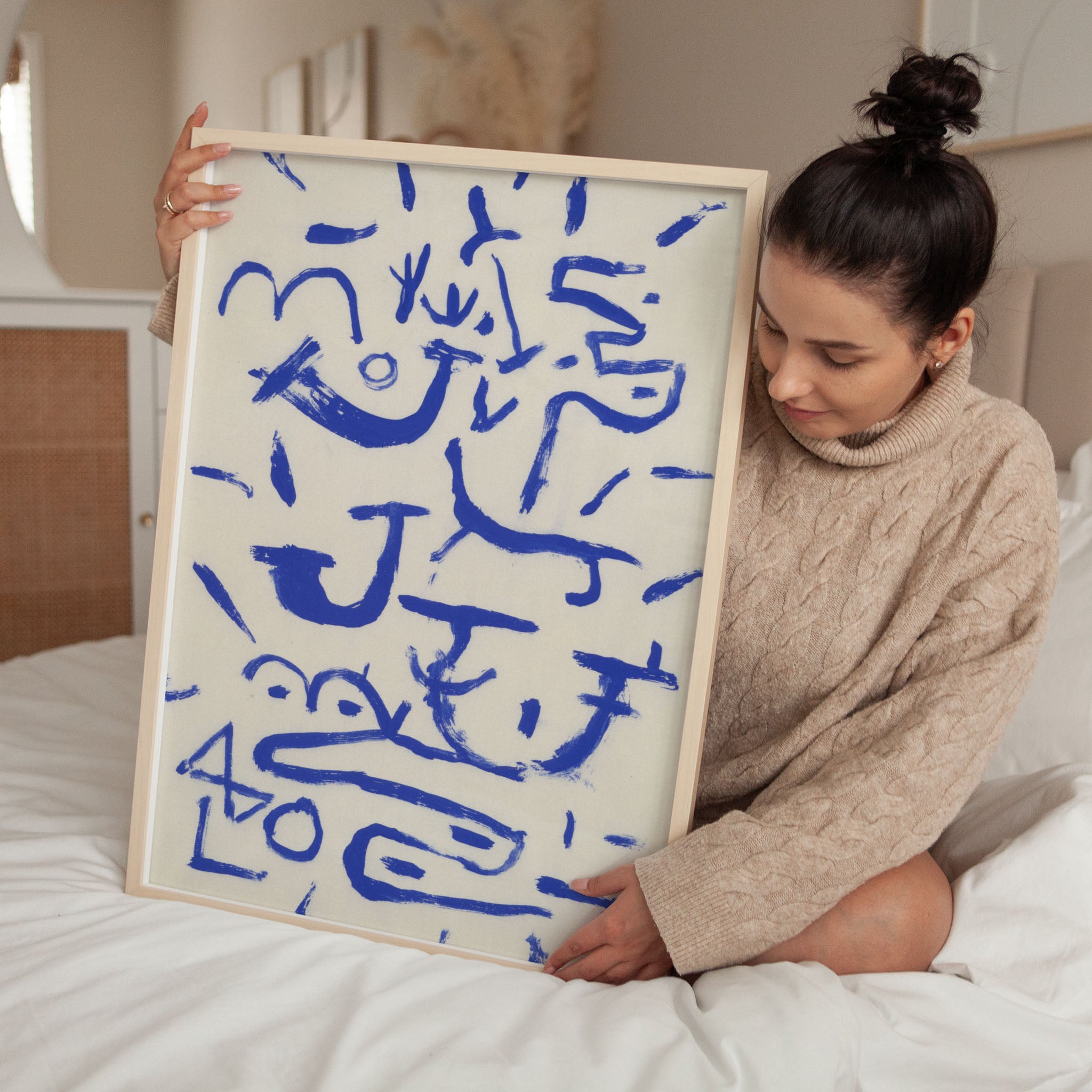 Blue Scribbles