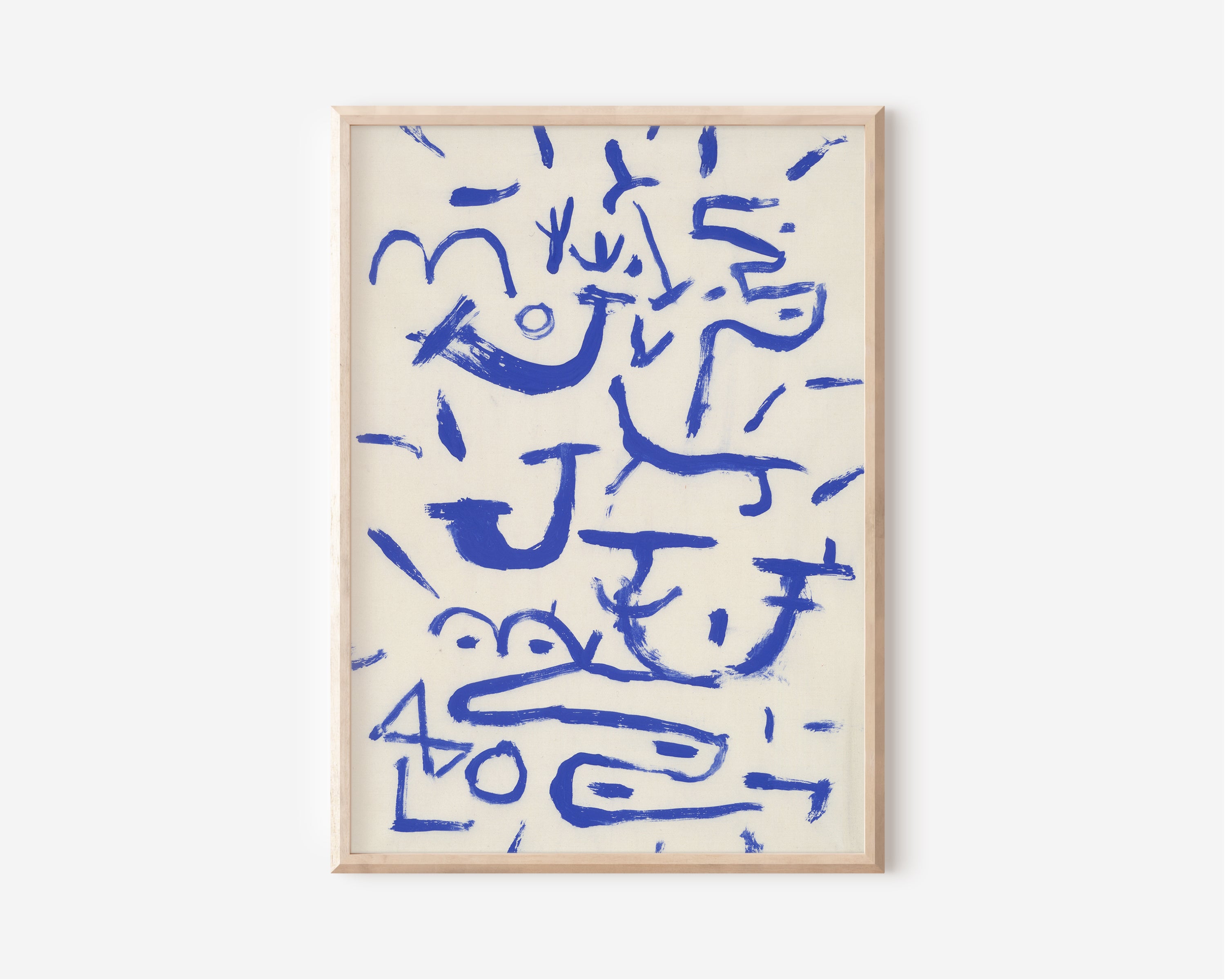 Blue Scribbles