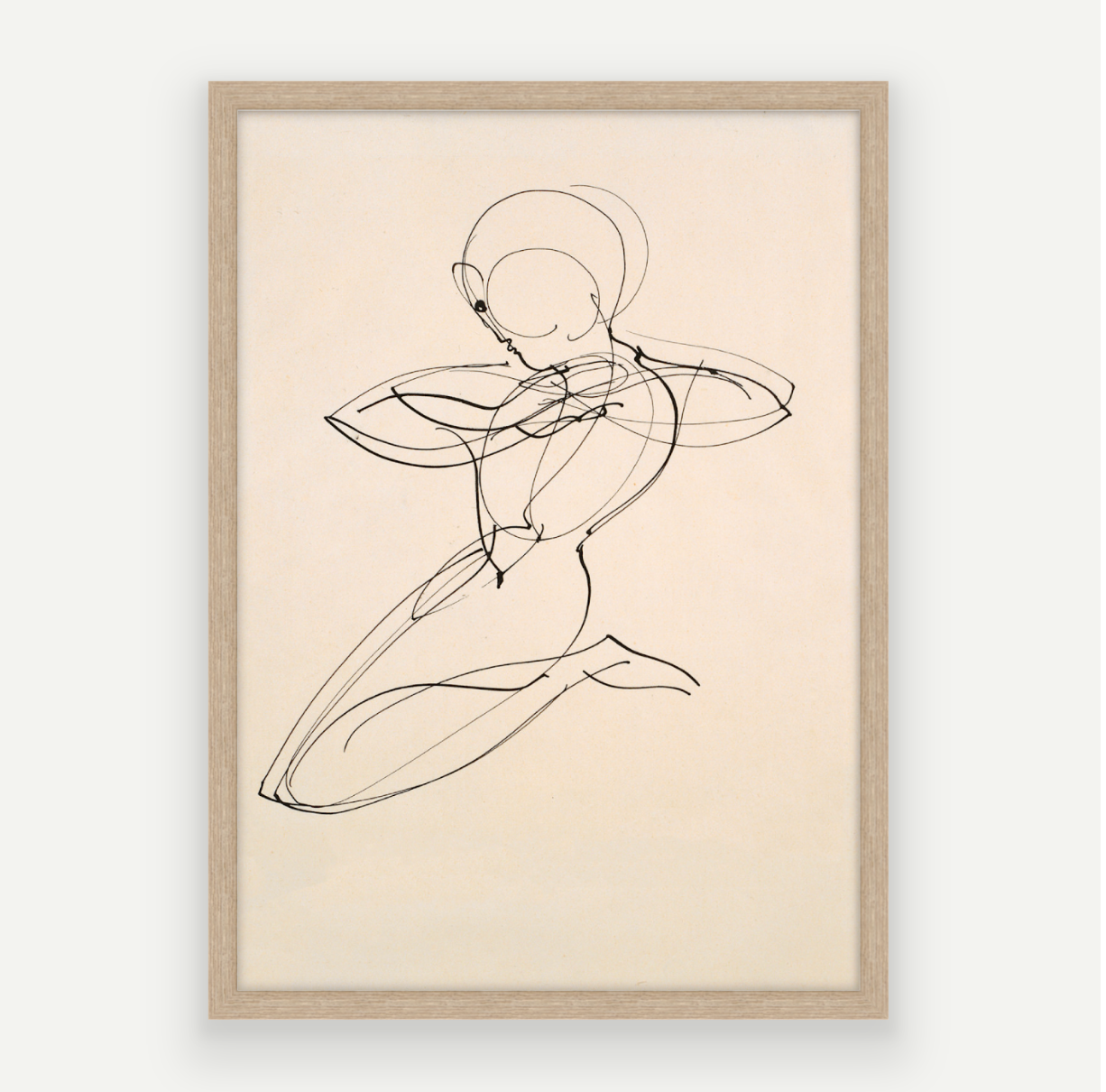 Kneeling Figure