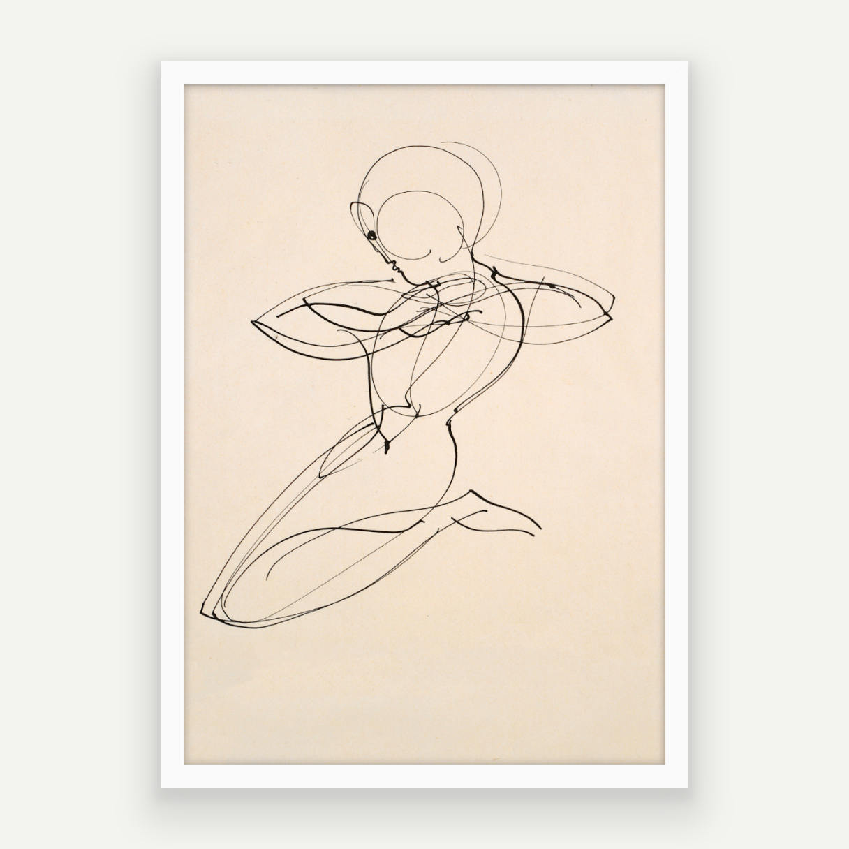 Kneeling Figure