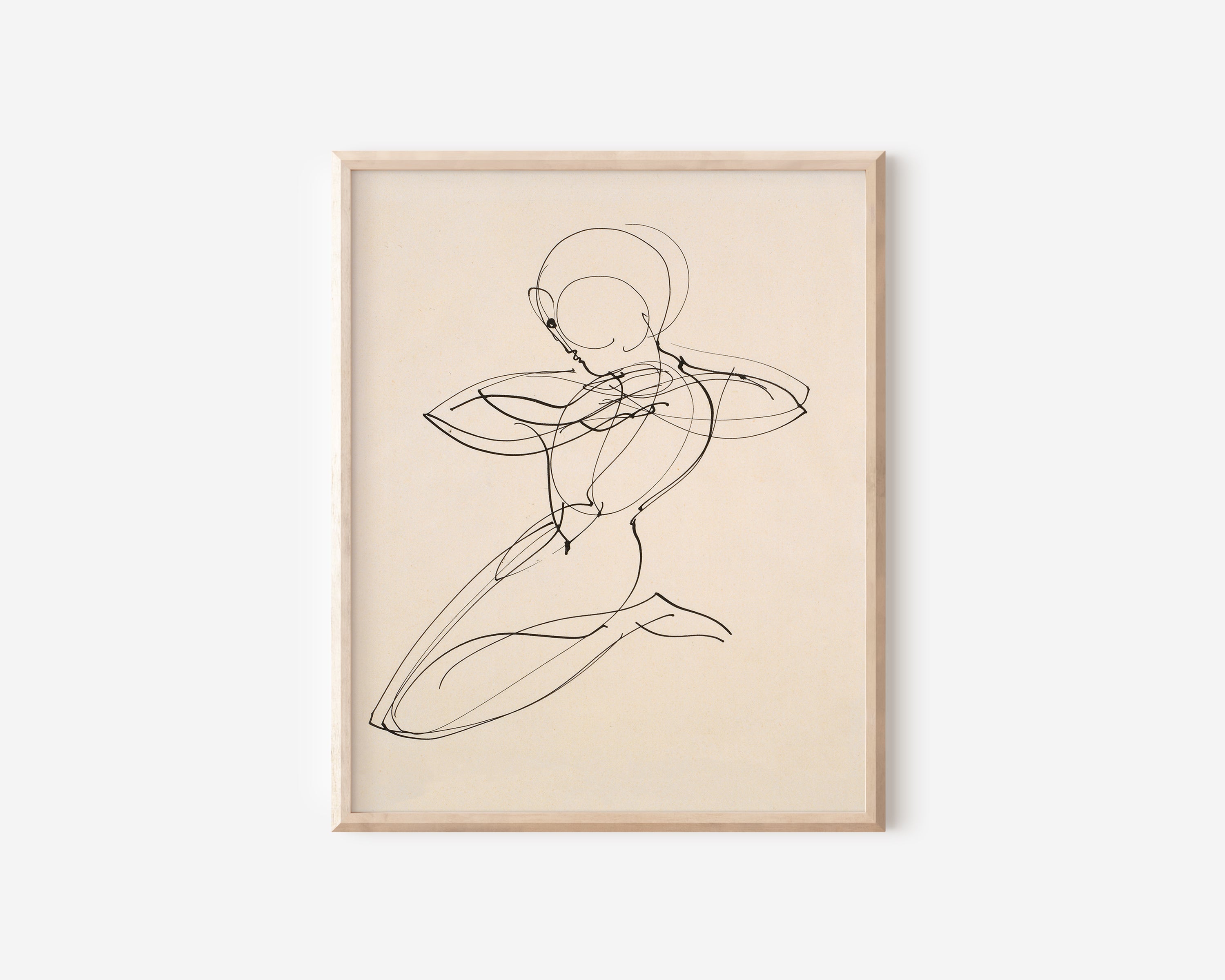 Kneeling Figure