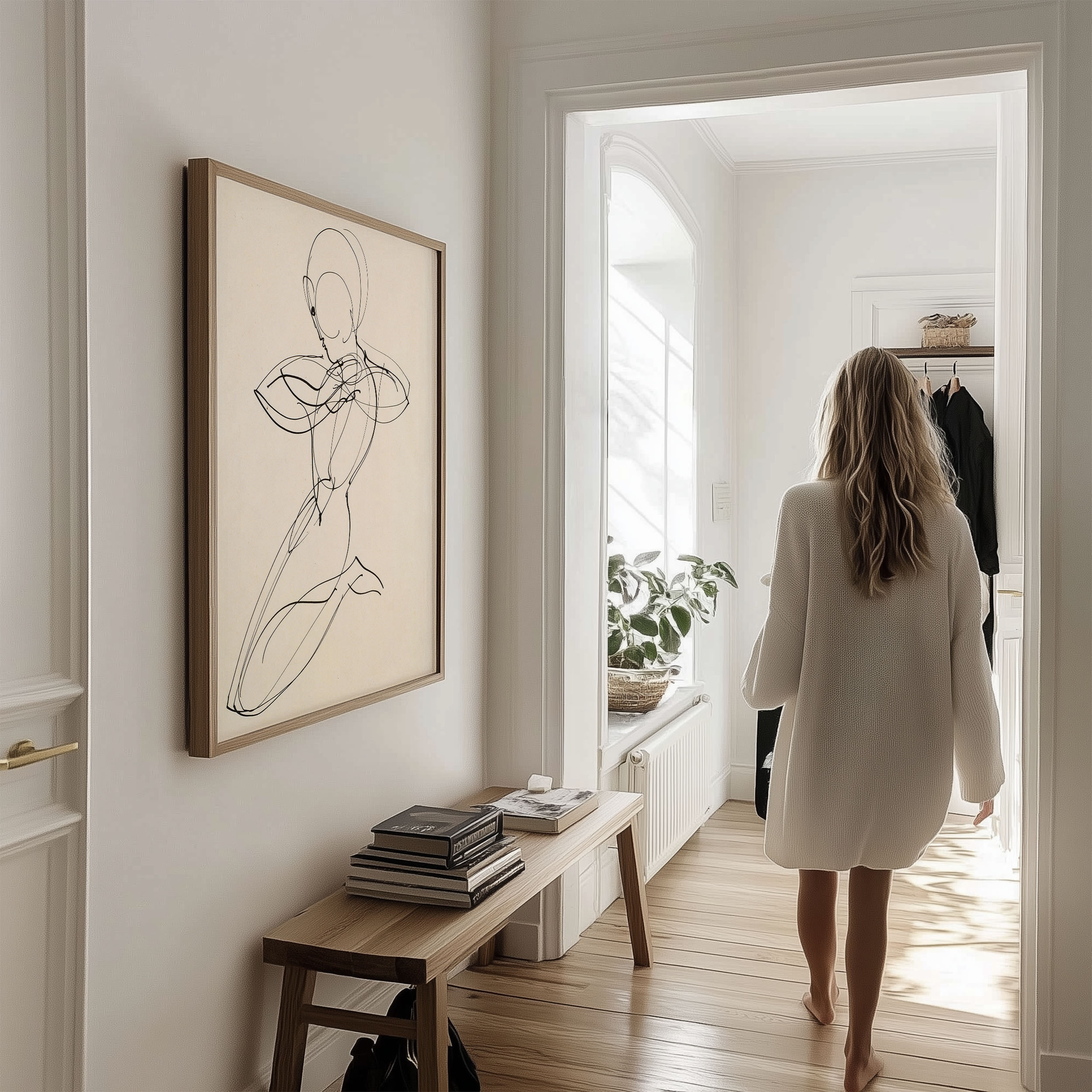 Kneeling Figure