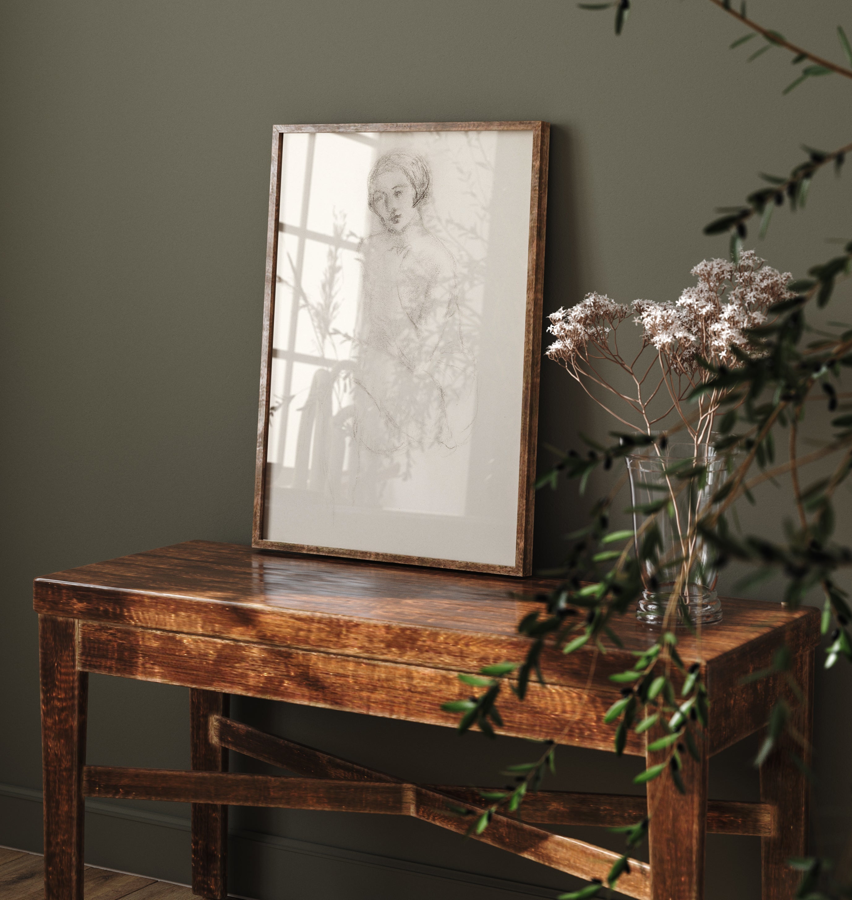 Sitting Woman Sketch