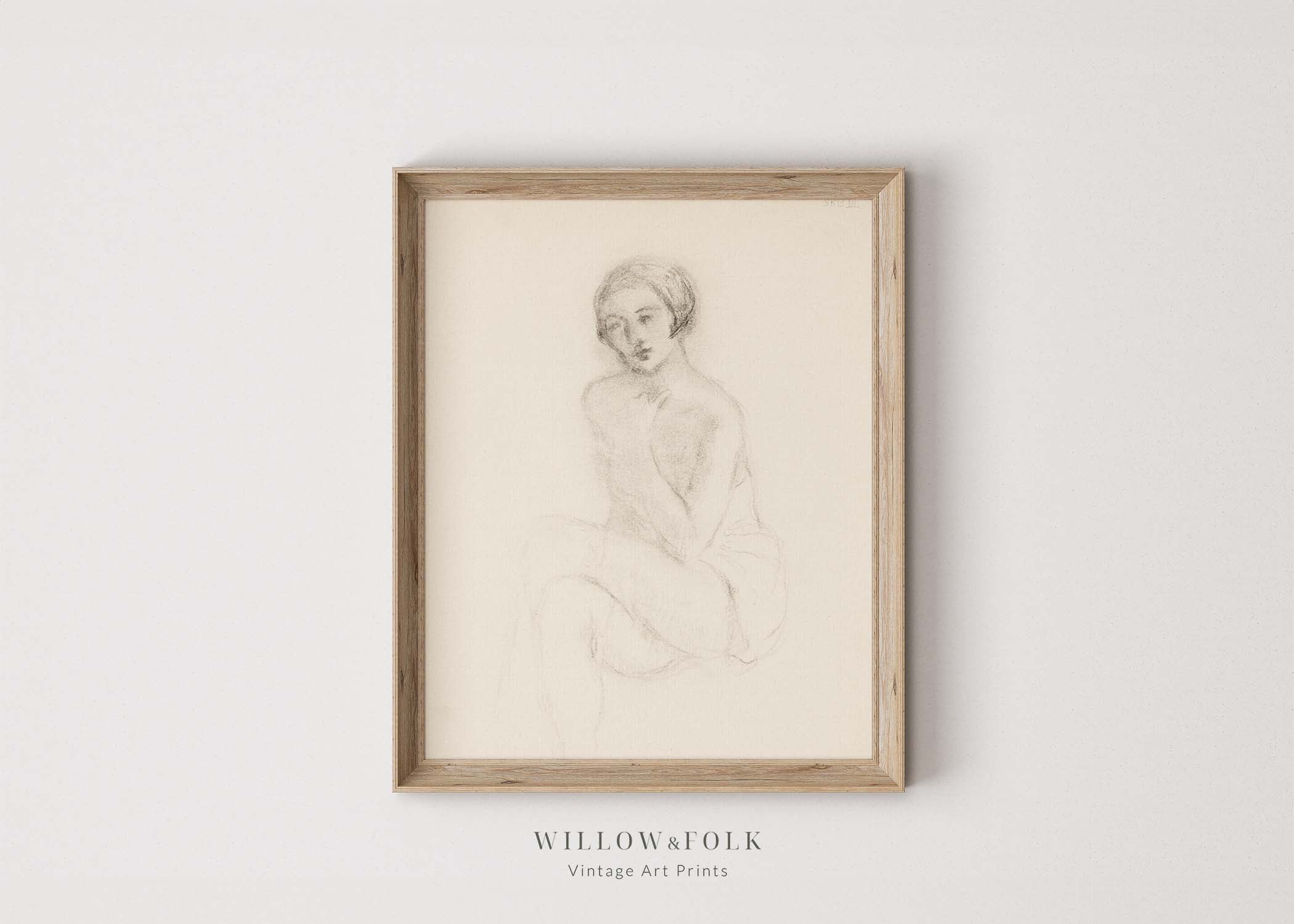Sitting Woman Sketch